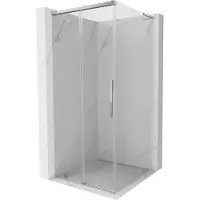 Mexen Rox L cabine de douche coulissante 120 x 120 cm, transparent, chrome - 8C2L-120-120-01-00