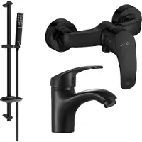 Mexen Fabia DB72 set de douche, Noir - 746504DB72-70