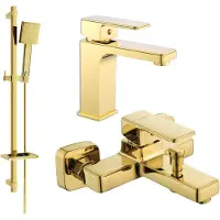 Mexen Cetus DQ45 set de baignoire, Gold - 744303DQ45-50