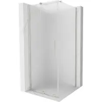 Mexen Cabine de douche Velar 110x110 cm, mat, nickel brossé