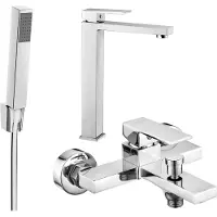 Mexen Uno R77 set de bain, Chrome - 71413R77-00