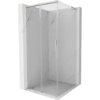 Mexen Rox L cabine de douche coulissante 95 x 95 cm, transparent, nickel brossé - 8C2L-095-095-97-00