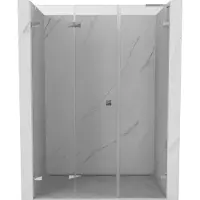 Mexen Lunar-F L portes de douche pliantes gauche 110 cm, transparent, chrome - 836SL-110-050-01-00-L