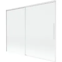 Mexen Rox Baignoire Paravent à 2 panneaux coulissants 100 x 150 cm, transparent, chrome - 8C9-100-003-01-00