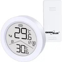 Greenblue Station météo sans fil GB162, Station météo, Blanc