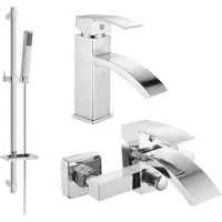 Mexen Ensemble de bain Libra DQ77, chrome - 745103DQ77-00