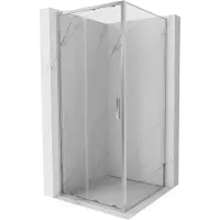 Mexen Exo cabine de douche coulissante 120 x 120 cm, transparent, chromé - 8151-120-120-01-00