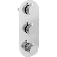 Mexen Kai mitigeur thermostatique douche/baignoire 3 sorties chromées (77603-00)