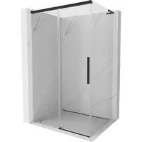 Mexen Rox L cabine de douche coulissante 120 x 100 cm, transparente, noire - 8C2L-120-100-70-00