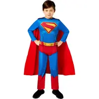 Rubies Déguisement - Deluxe Superman - - 9-10 ans (134-140) - Costumes