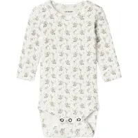 Lil´ Atelier Barboteuse / body 'NBFGago' noisette / vert foncé / orange pastel / blanc cassé