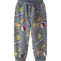 Name it Pantalon 'Pokémon' jaune / gris basalte / rouge