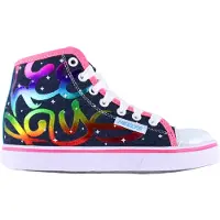 Heelys Bottes à roulettes - Veloz - Denim/Rainbow - - 35 - Bottes