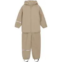 CeLaVi Vêtements de Pluie av. Bretelles - PU - White Pepper - - 90 - Vêtements de Pluie