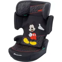 Bebeconfort Disney RoadSafe i-Size, Siège enfant reboarder, 3,5-12 ans, Pliable, Installation de la ceinture, 14 positions d'appui-tête, Authentic Mickey