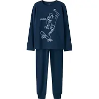 Name it Pyjama 'NKMTitan Skater' bleu foncé / blanc