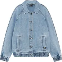 Indian blue jeans Veste en Jean - Utilisé Light Denim - - 14 ans (164) - Veste en Jean