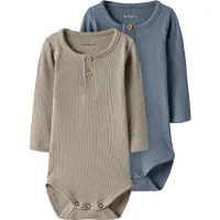 Name it Barboteuse / body 'NBMKab' camel / bleu-gris