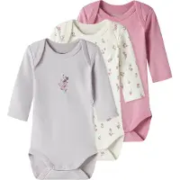 Name it Barboteuse / body jade / violet clair / éosine / blanc