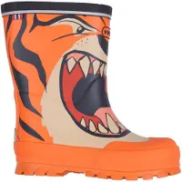 Viking Bottes en Caoutchouc - Jolly - Orange/Multi av. Tigre - - 37 - Bottes en Caoutchouc