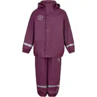 Color Kids Vêtements de Pluie av. Bretelles - PU - Plum Caspienn - - 1½ ans (86) - Vêtements de Pluie