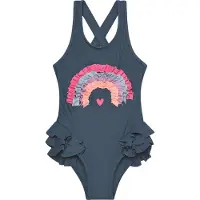 Color Kids Maillot de Bain - Turbulence av. Arc-en-ciel - - 6 ans (116) - Maillot de Bain