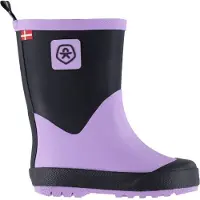 Color Kids Bottes en caoutchouc lavande / noir