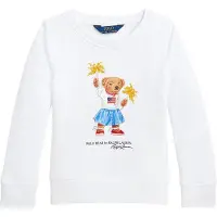 Ralph Lauren Sweat-shirt - Blanc av. Peluche - - 3 ans (98) - Sweat-shirt