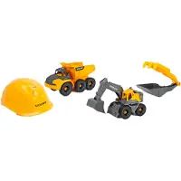 Dickie Toys Véhicules de Chantier-Set - Construction Team - Lumi - - UneTaille - Voiture