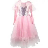 Great Pretenders Déguisement - Robe de princesse - Rose av. Pail - - 5-6 ans (110-116) - Costumes