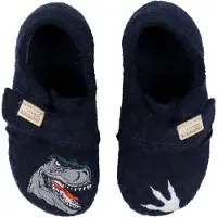 Living Kitzbühel Chaussons - Laine - Bleu nuit av. T-Rex - - 34 - Chaussons