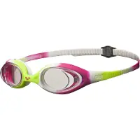 Arena Lunettes de Natation - Spider Jr - Citron/Fuchsia/Blanc/Tr - - 6-12 ans (116-152) - Lunettes de Natation