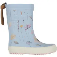 Bisgaard Bottes en caoutchouc beige / bleu clair / brun foncé / violet