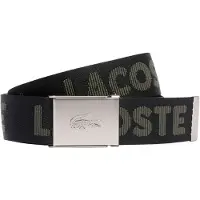 Lacoste Ceinture - Jaquard Sangle - Noir Escadron - - 100 cm - Ceinture