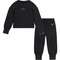 Nike Blouse/Pantalon - Rib - Noir av. Logos - - 12 mois - Blouse