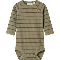 Lil´ Atelier Barboteuse / body 'NBMKail' kaki / olive