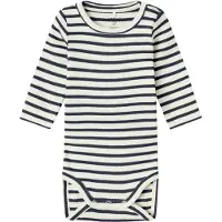 Name it Barboteuse / body 'NBNBani' marine / blanc