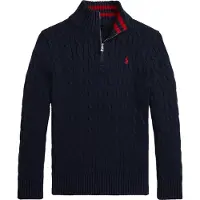 Ralph Lauren Blouse av. Fermeture éclair - Tricoté - Marine - - 18-20 ans - Blouse