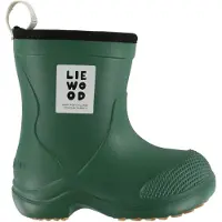 Liewood Bottes en caoutchouc 'Aston' émeraude / noir / blanc