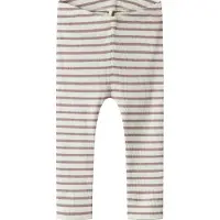 Name it Leggings 'NBNBani' mauve / blanc
