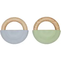 OYOY Anneau de dentition - Rainbow Anneau de dentition - 2 Pack - - UneTaille - anneau de dentition