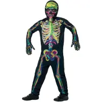 Smiffys Déguisement - Glow In The Dark Skeleton - Multi - - 7-9 ans (122-134) - Costumes