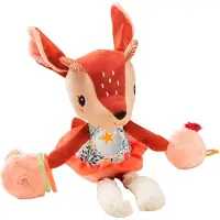 Lilliputiens - Peluche d'activité lapin Stella - Jouet sensoriel pour bébé dès 9 mois - Développe les sens et la motricité
