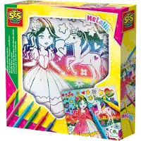 SES Creative Toile à colorier métallisée SES 01150 11505