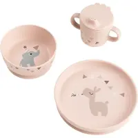 Done by Deer Celebration Foodie Suction Cup Tableware Rose