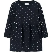 Name It Mini Robe 'NMFDavina' bleu marine / blanc