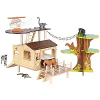 Papo Hôpital de la jungle - 47x40x31 cm - - UneTaille - Jouets