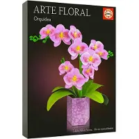 Educa Borras Orquídea Arte Floral Educational Game Rose Enfants