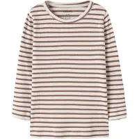 Name it T-Shirt 'NMNBani' chocolat / blanc