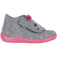 Superfit Pantoufle 'Happy Octi' gris / rose / rose / noir